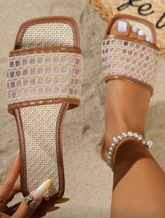 Rattan Weaving Secrets: Handmade Mesh Woven Sandals